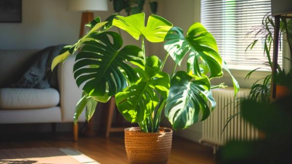 Dónde colocar la monstera en casa para que tenga hojas más grandes y crezca con fuerza - La temperatura y humedad que necesita para crecer con fuerza