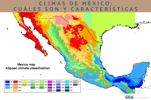 Climas de México: cuáles son y características