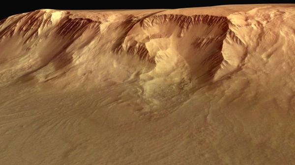 El volcán más grande del Sistema Solar está en Marte: tiene 600 km de diámetro y supera la altura del Everest en más del doble - Una gravedad más débil ayudó a construir el coloso