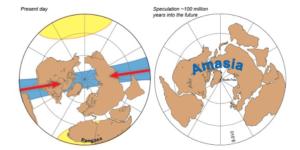 Cuándo y cómo se formará el supercontinente Amasia