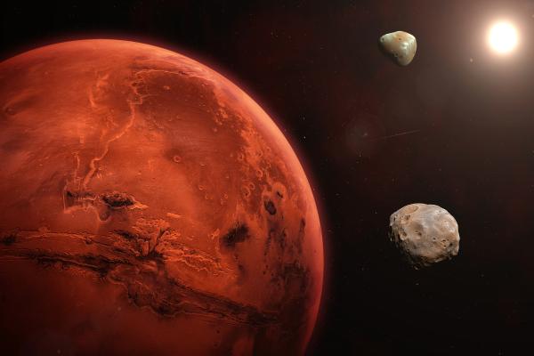 Curiosidades de Marte - Marte tiene dos satélites peculiares
