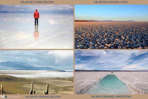 Desiertos de sal: qué son, formación y cuáles son los más grandes - Cuáles son los desiertos de sal más grandes