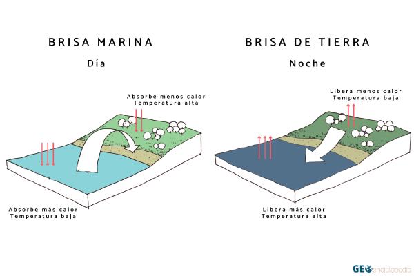 Brisa de tierra: qué es, formación y su diferencia con la marina - ¿Qué diferencia hay entre la brisa de tierra y la brisa marina?
