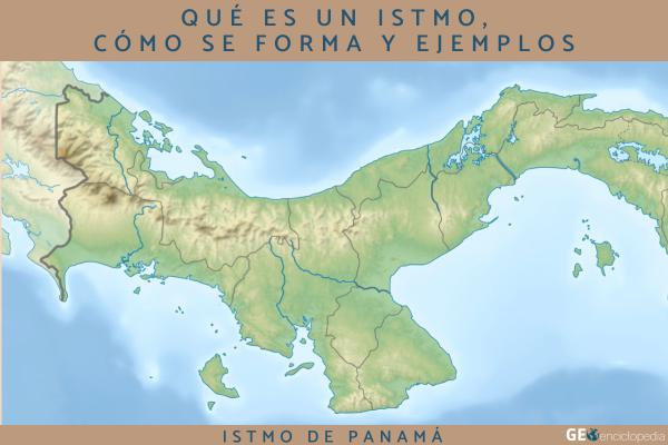 Qué es un istmo, cómo se forma y ejemplos