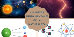 Cuáles son las cuatro fuerzas fundamentales de la naturaleza