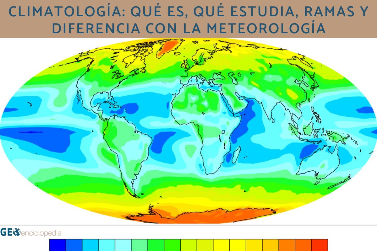 Climatología: qué es, qué estudia, ramas y diferencia con la meteorología