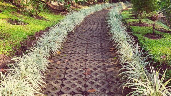 Adiós al césped artificial: siete alternativas elegantes, resistentes y de bajo mantenimiento que triunfan en terrazas y jardines este 2026 - Hormigón drenante y pavimentos permeables