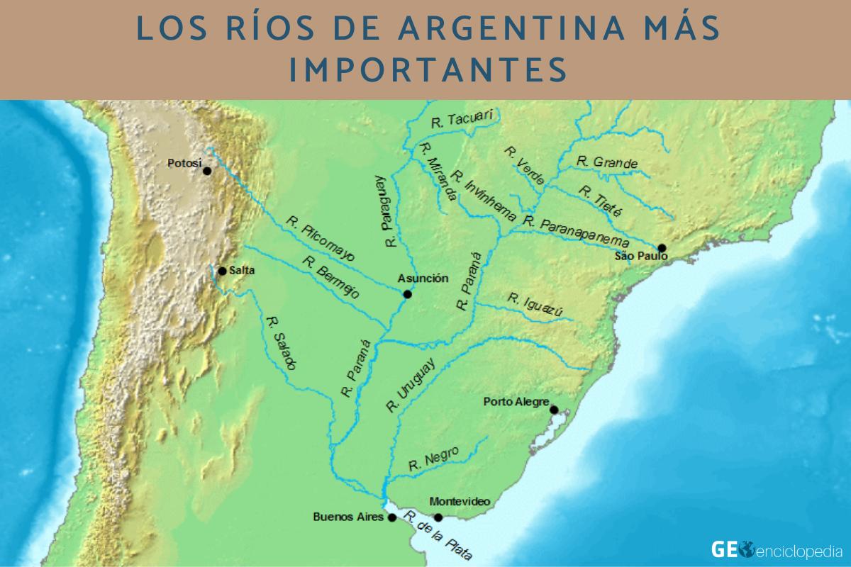 Los ríos de Argentina más importantes