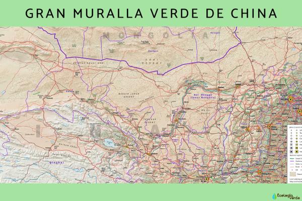 Gran Muralla Verde de China: qué es, dónde está y por qué se construyó - ¿Dónde está la Gran Muralla Verde de China?