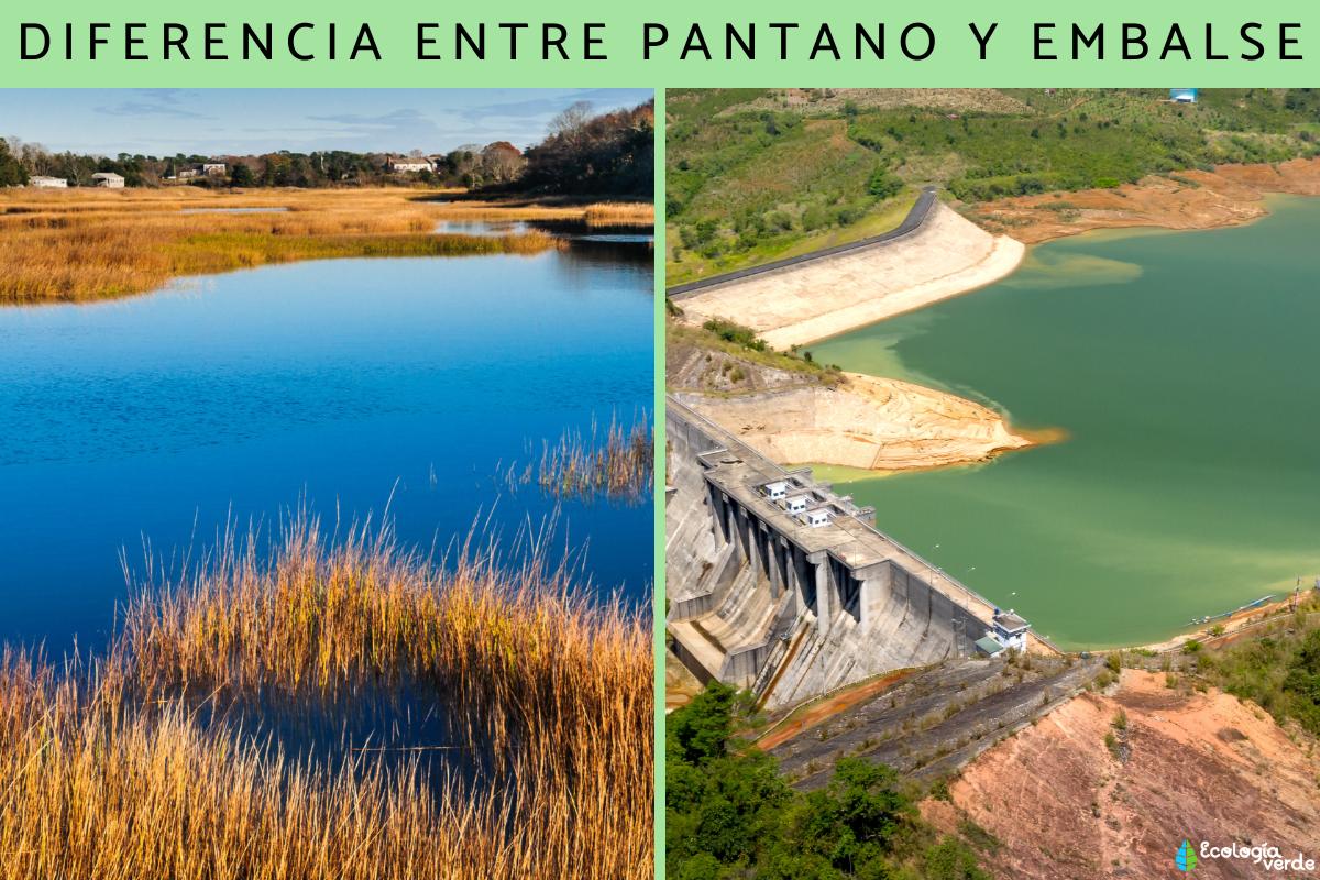 Diferencia entre pantano y embalse