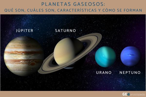 Planetas gaseosos: qué son, cuáles son, características y cómo se forman