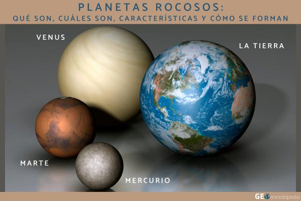Planetas rocosos: qué son, cuáles son, características y cómo se forman