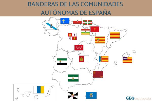 Banderas de las comunidades autónomas de España