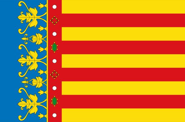 Banderas de las comunidades autónomas de España - Comunitat Valenciana
