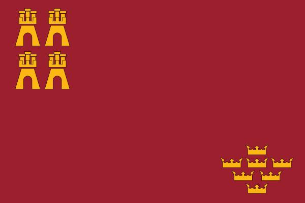 Banderas de las comunidades autónomas de España - Región de Murcia