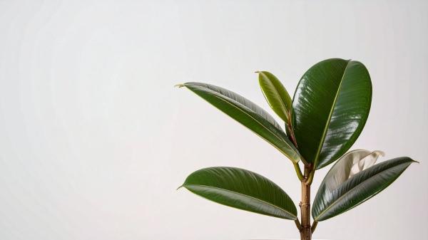 Las plantas de interior con hojas grandes y verdes que traen calma a tu hogar y son fáciles de cuidar - Árbol de caucho