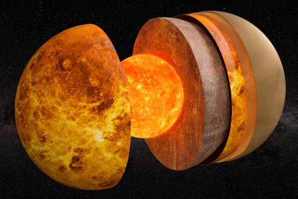 Curiosidades de Venus - Venus tiene casi el mismo tamaño que la Tierra