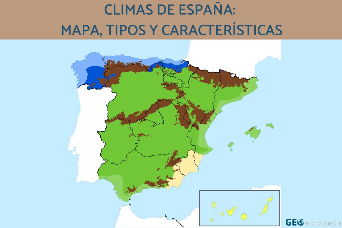 Climas de España: mapa, tipos y características
