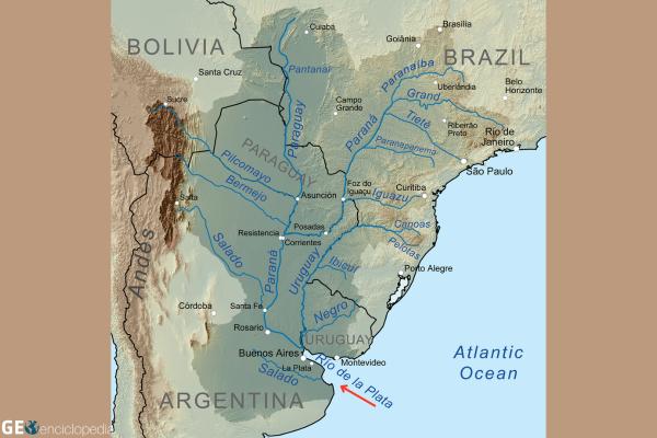 Cuál es el río más ancho del mundo - Cuál es el recorrido del Río de la Plata