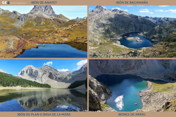 Ibones: qué son, cómo se forman, tipos, dónde se encuentran e importancia - ¿Qué ejemplos de ibones hay?