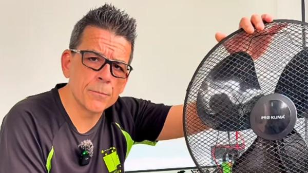 Sergio, asesor energético: “Tener el ventilador encendido toda la noche cuesta 2 céntimos, al mes es menos de lo que cuesta una botella de agua”