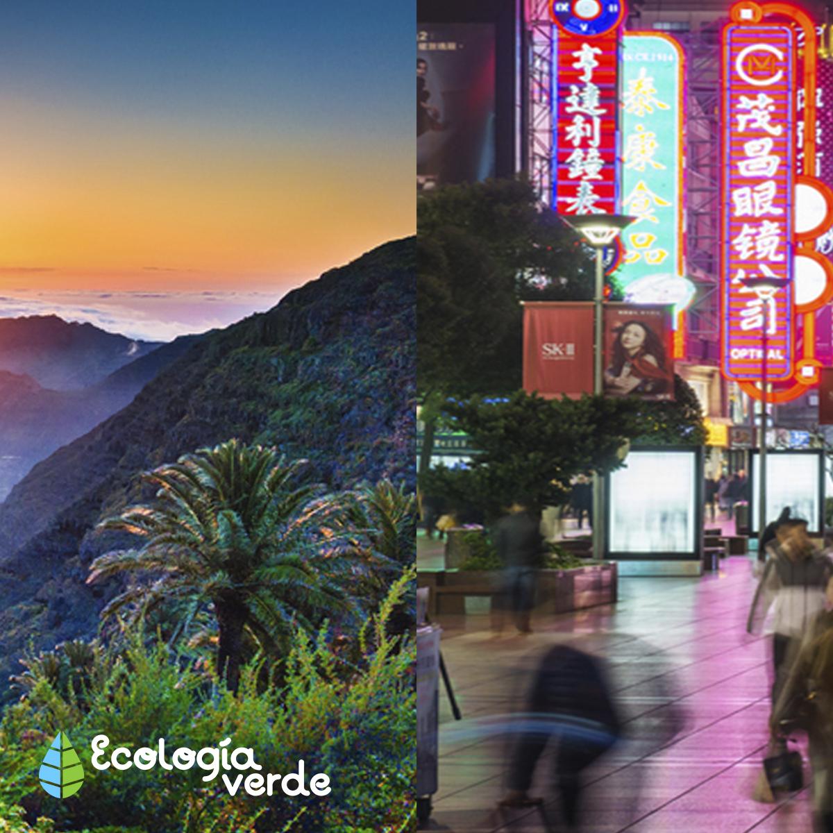 Diferencia entre paisajes naturales y culturales