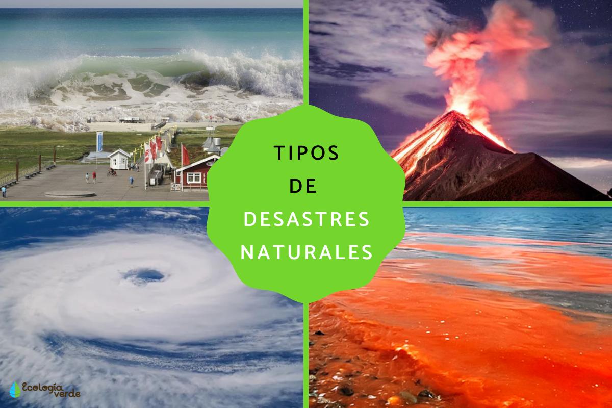 Tipos de desastres naturales que existen