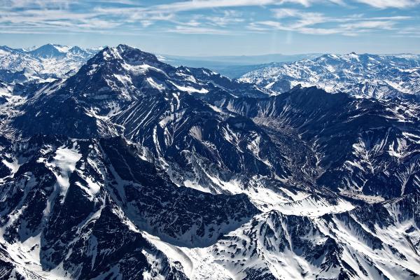 Las montañas más altas de América - Aconcagua (6.961 m.s.n.m., América del Sur)