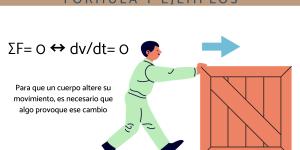 Primera ley de Newton: fórmula y ejemplos