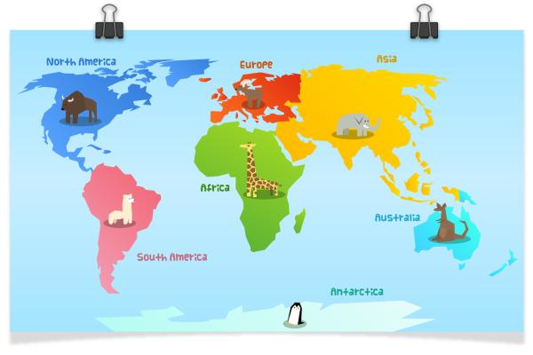 Cómo se formaron los continentes - Cuáles son los continentes actuales