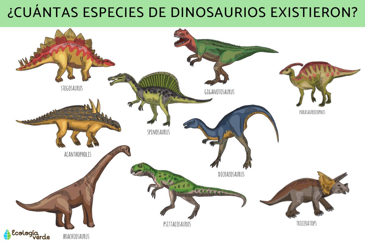 Cuántas especies de dinosaurios existieron