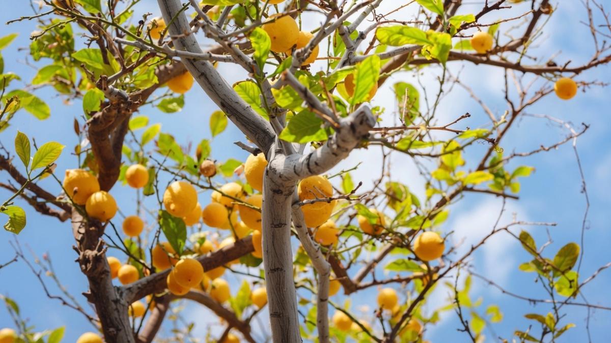 Pintar con cenizas el tronco del limonero: para qué sirve este truco que muchos jardineros recomiendan