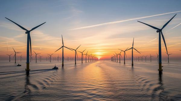 Así se genera electricidad en medio del mar: cómo funciona la energía eólica marina - Cómo funciona un parque eólico marino desde el mar hasta la red eléctrica