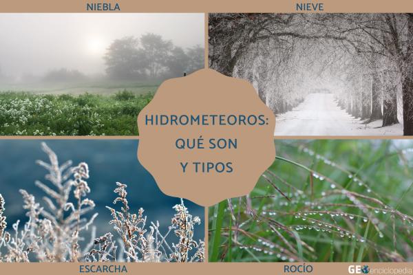 Hidrometeoros: qué son y tipos
