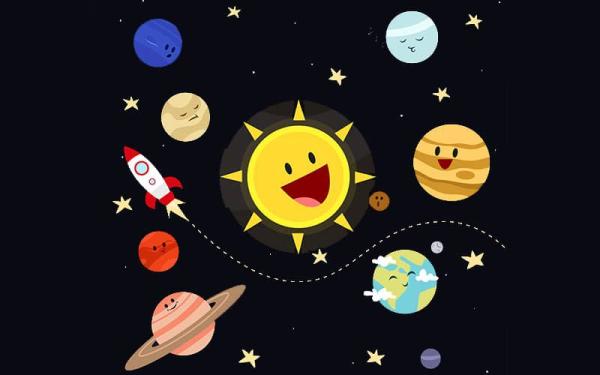 Sistema Solar para Colorear