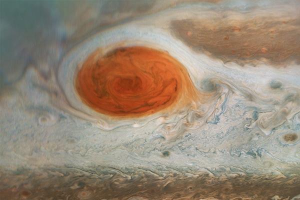Curiosidades de Júpiter - La Gran Mancha Roja, una tormenta eterna
