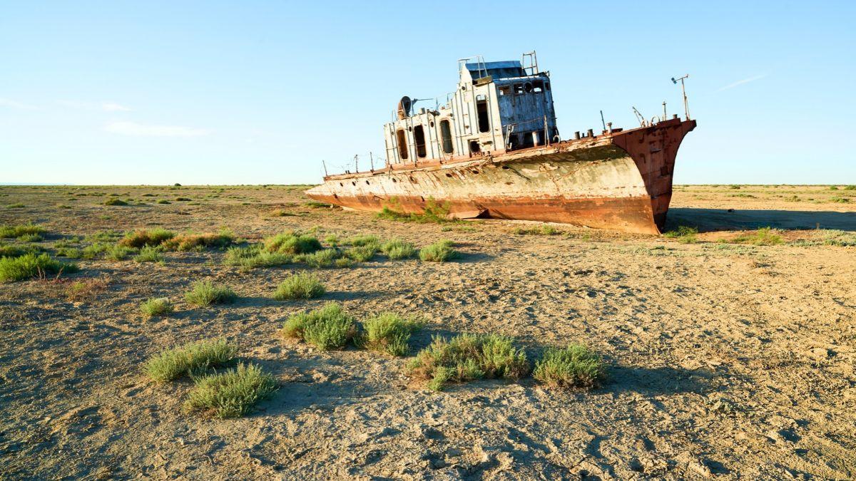 Hace 60 años, la Unión Soviética secó un mar entero para regar cultivos de algodón: hoy ya se han plantado arbustos en 1,7 millones de hectáreas para frenar la erosión y las tormentas de polvo