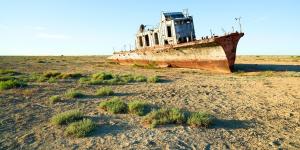 Hace 60 años, la Unión Soviética secó un mar entero para regar cultivos de algodón: hoy ya se han plantado arbustos en 1,7 millones de hectáreas para frenar la erosión y las tormentas de polvo