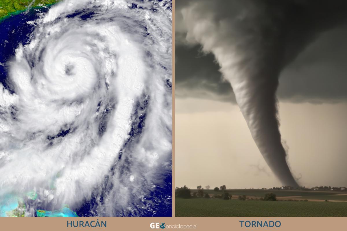 Diferencia entre huracán y tornado
