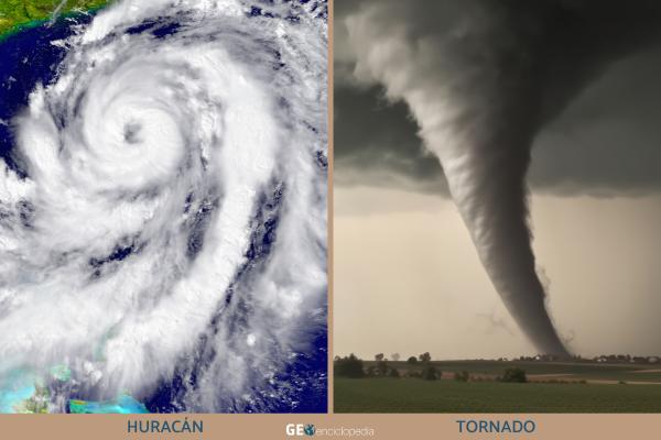 Diferencia entre huracán y tornado