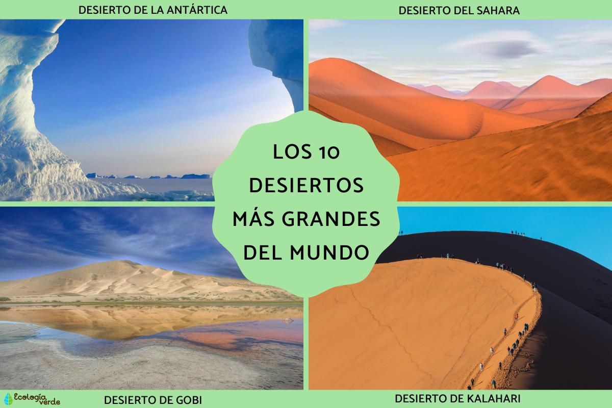Los desiertos más grandes del mundo