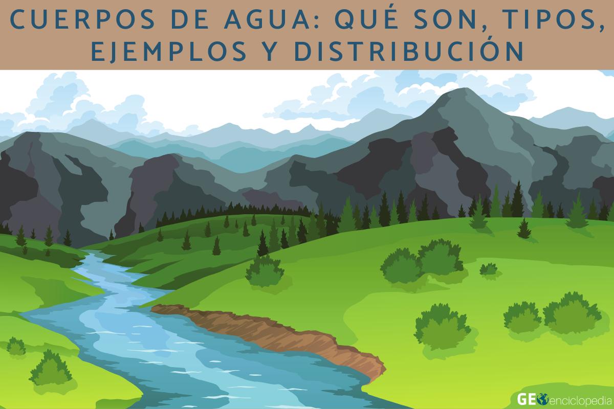 Cuerpos de agua: qué son, tipos, ejemplos y distribución