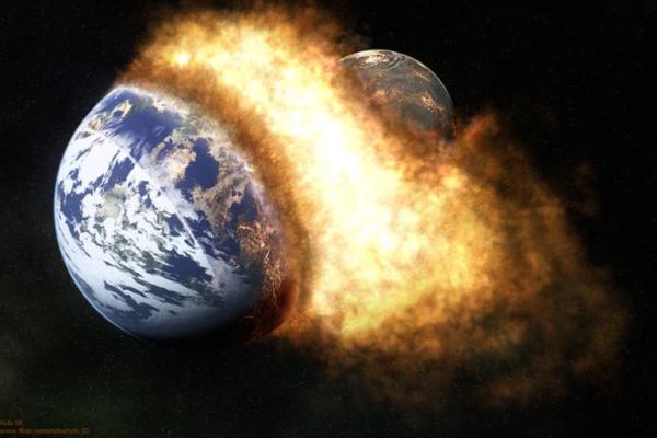 Curiosidades de la Luna - El origen de la Luna