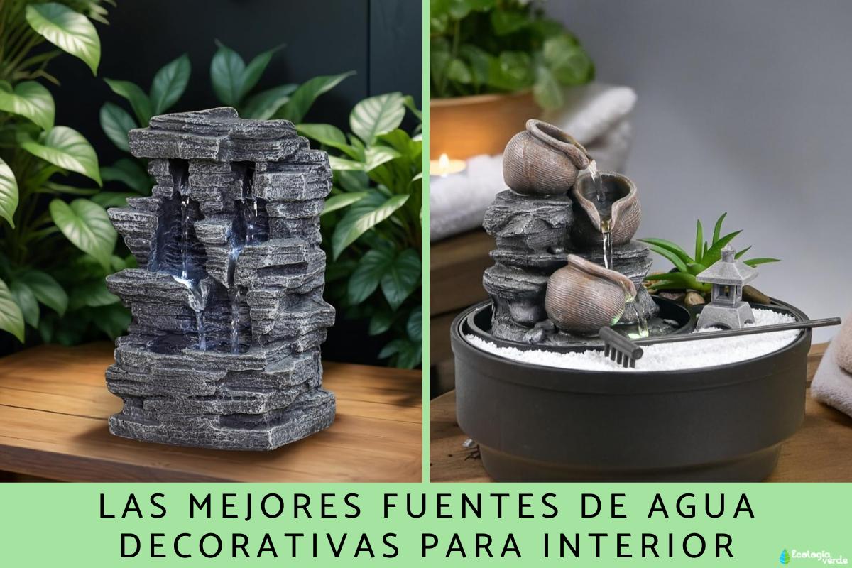 Las mejores fuentes de agua decorativas para interior