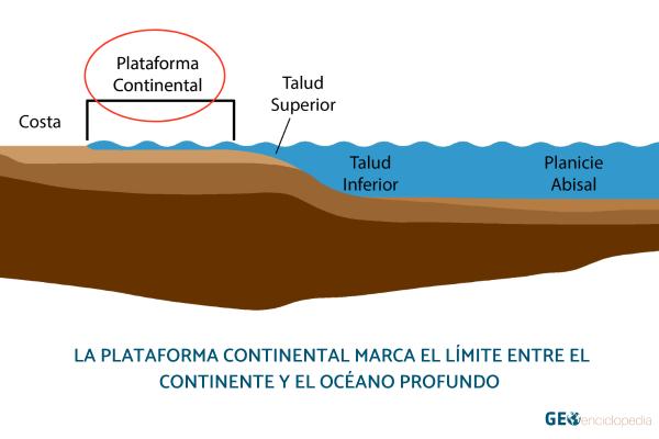 Qué es la plataforma continental y cómo se forma - Qué es la plataforma continental