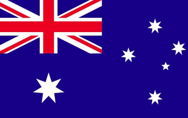 Banderas de países del mundo con nombres - Australia