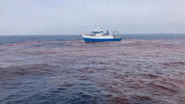 Científicos vierten 62.000 litros de sosa cáustica en el océano y lo tiñen de rosa: así quieren capturar más CO₂ - Cómo elevaron la alcalinidad del océano con 62.000 litros de sosa cáustica