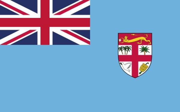 Banderas de países del mundo con nombres - Fiyi