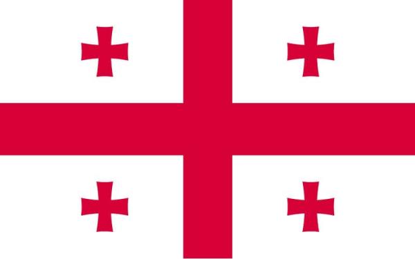 Banderas de países del mundo con nombres - Georgia