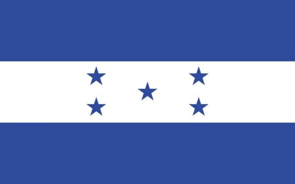Banderas de países del mundo con nombres - Honduras